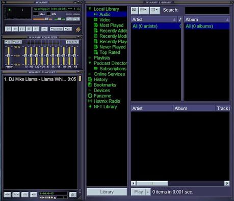 Winamp para windows, disfruta del clásico reproductor multimedia de todos los tiempos