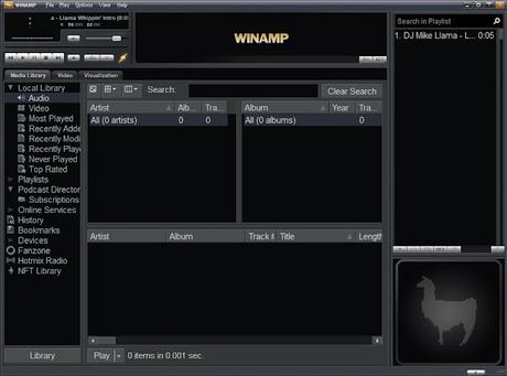 Winamp para windows, disfruta del clásico reproductor multimedia de todos los tiempos
