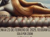 Invitación Zazenkai febrero 2025. Celebrando vida-muerte Buda, Nehan-e