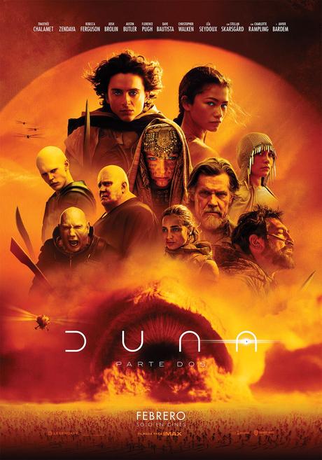 Cinépolis reestrenará “Duna Parte Dos” desde este 20 de febrero DunaParteDos