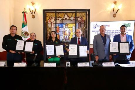Convenio para asegurar la continuidad educativa en Villa de Pozos