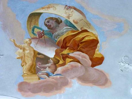 Más alegorías matemáticas en Ottobeuren