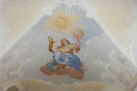 Más alegorías matemáticas en Ottobeuren Más alegorías matemáticas en Ottobeuren