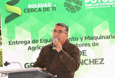 Soledad de Graciano Sánchez impulsa el campo con entrega de apoyos agrícolas