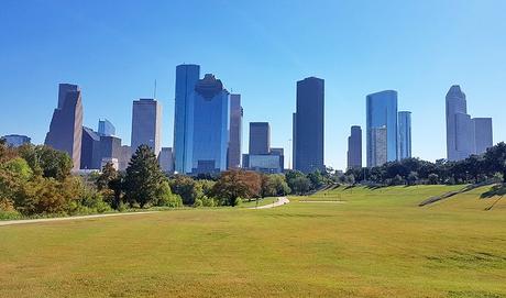 Houston desde Buffalo Bayou Park