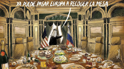 Trumputismo frente Zelenski: EEUU y Rusia negocian el futuro de Ucrania (sin Ucrania). Trumputismo frente Zelenski: EEUU y Rusia negocian el futuro de Ucrania (sin Ucrania).