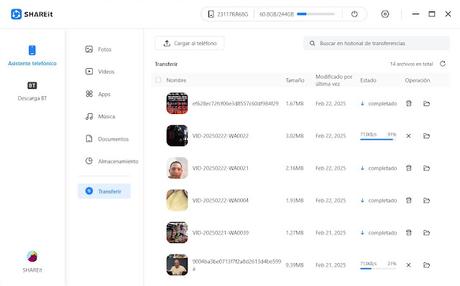 SHAREit para windows, transfiere y comparte tus archivos a una velocidad increíble