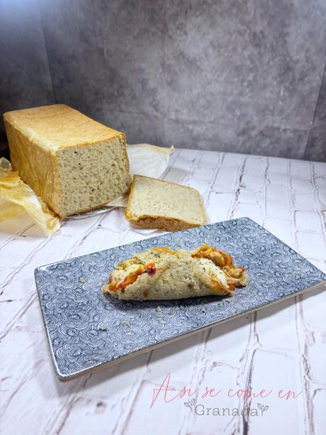 Enrollado salado con Banana bread sin gluten en air fryer Enrollado salado con Banana bread sin gluten en air fryer