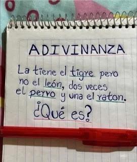 Aquí la respuesta a la adivinanza del tigre Aquí la respuesta a la adivinanza del tigre