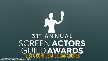 SAG AWARDS 2025: LISTA COMPLETA DE GANADORES