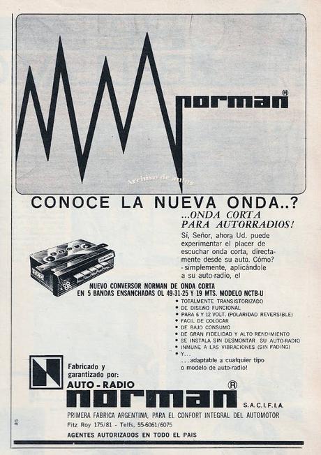 Conversor de onda corta de Norman para cualquier autorradio