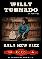 Concierto de Willy Tornado en la Sala New Fizz