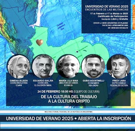 De la Cultura del Trabajo a la Cultura Cripto. Hoy, inscripción libre y gratuita. De la Cultura del Trabajo a la Cultura Cripto. Hoy, inscripción libre y gratuita.