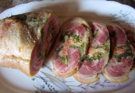 Lacón con grelos prensado