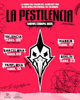 Conciertos de La Pestilencia en España en abril del 2025