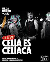Concierto de Celia es Celíaca en Sala el Sótano