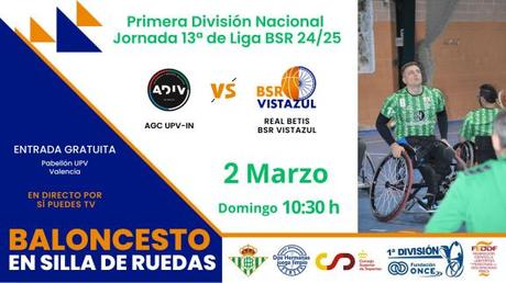 El Real Betis BSR Vistazul a por la victoria en Valencia