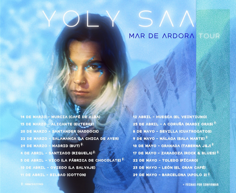 YOLY SAA: 'MAR DE ARDORA'