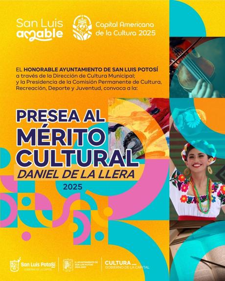 Convocatoria para la Presea al Mérito Cultural Municipal “Daniel de La Llera” 2025