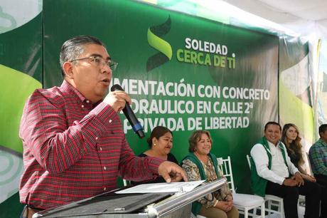 Obra de pavimentación impulsa el desarrollo en la colonia El Morro