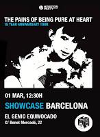Showcase de The Pains of Being Pure At Heart en El Genio Equivocado