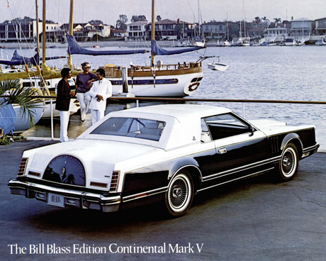 el Lincoln Mark V 1979 convirtió un retrovisor en un accesorio futurista 7