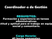 Coordinador-a Gestión