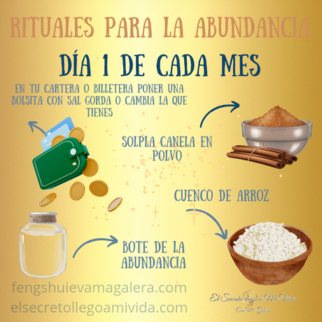 ✨ Hoy día 1 tenemos Rituales de la Abundancia.