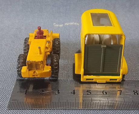 Pala mecánica y tráiler para caballos de Matchbox pieza #43