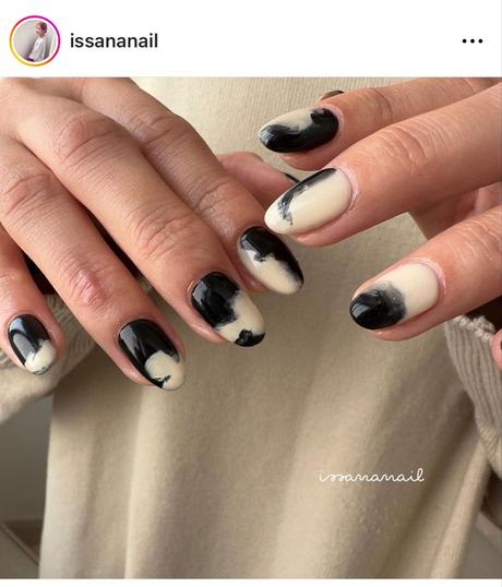 Uñas nail art ideas blanco y negro uñas cortas largas diseños fáciles