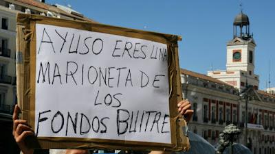 Los fondos buitre y sus hilos en España.