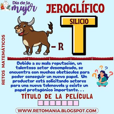 Desafío matemático, Reto matemático, Problema matemático, Retos mentales, Retos Visuales, Acertijos, Acertijos Visuales, Retos Virales, Aprender Jugando, Día de la Mujer, Día Internacional de la Mujer, Jeroglíficos, Jeroglíficos Escolares, Jeroglíficos con solución