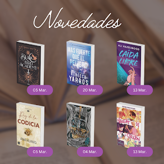 Novedades de Marzo