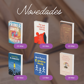Novedades de Marzo