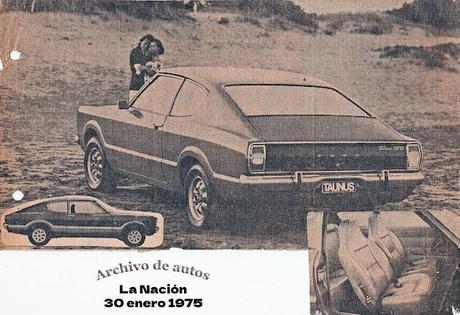 Ford Taunus GT y su lanzamiento en enero de 1975 en Argentina