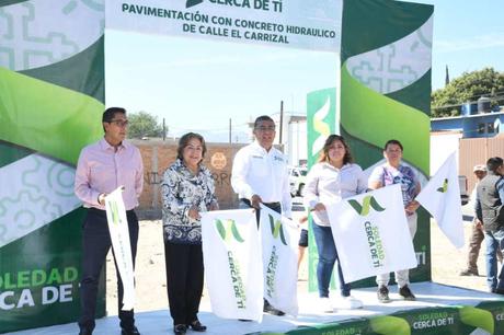Gobierno de Soledad impulsa transformación urbana con pavimentación de la calle El Carrizal