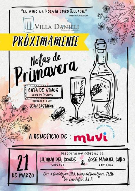 Villa Danieli y Fundación Música para la Vida presentan “Notas de Primavera”: cata de vinos con causa