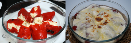 Pimientos del piquillo rellenos de bacalao Pimientos del piquillo rellenos de bacalao