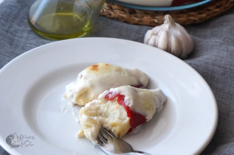 Pimientos del piquillo rellenos de bacalao Pimientos del piquillo rellenos de bacalao