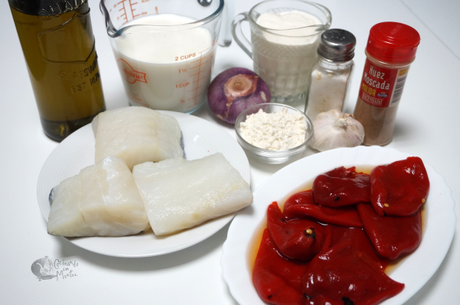 Pimientos del piquillo rellenos de bacalao Pimientos del piquillo rellenos de bacalao