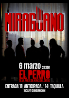 Concierto de Miragüano en El perro de la parte de atrás del coche