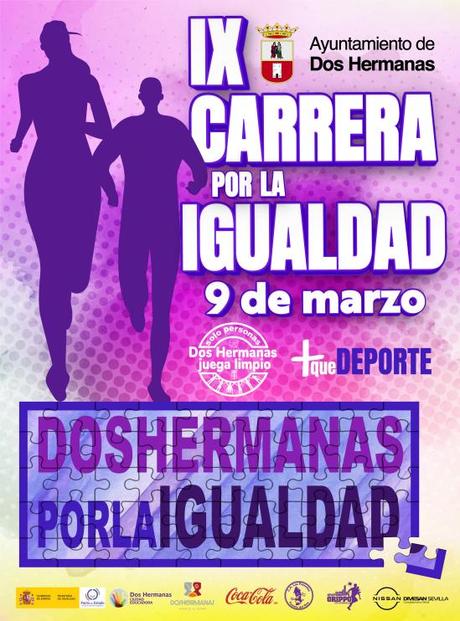 Dos Hermanas celebra este domingo 9 de marzo la IX carrera por la igualdad