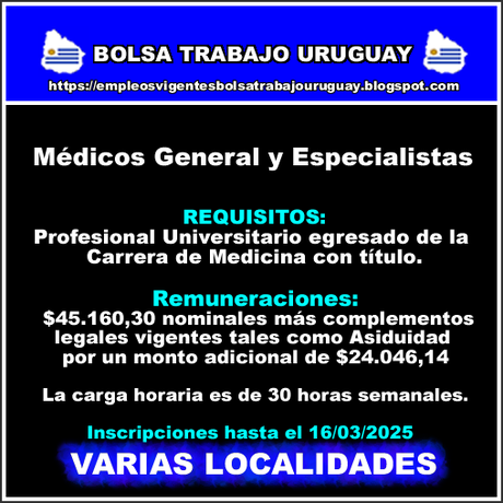 Médicos General y Especialistas Médicos General y Especialistas