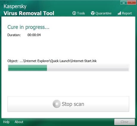 Kaspersky Virus Removal Tool para windows, poderosa herramienta de seguridad para eliminar todo tipo de infecciones que amenazan tu equipo