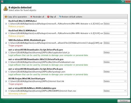 Kaspersky Virus Removal Tool para windows, poderosa herramienta de seguridad para eliminar todo tipo de infecciones que amenazan tu equipo