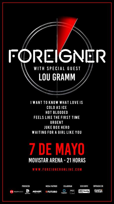 Lou Gramm se une a la gira de despedida de Foreigner