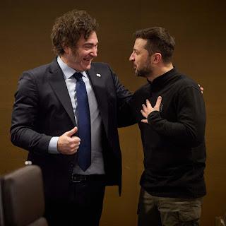 Zelensky o Milei