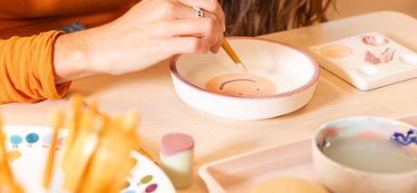 café y pintura en Barcelona