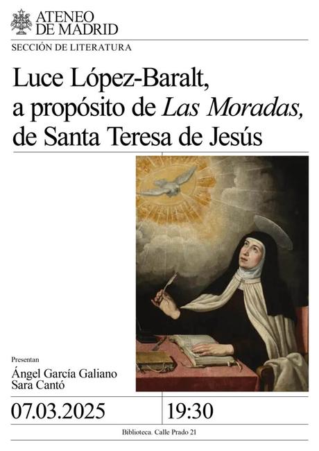 Luce López-Baralt: ‘A propósito de «Las Moradas», de Santa Teresa de Jesús’