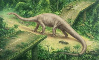 Pinturas postapocalípticas con fauna del pasado por Michael Kerbow